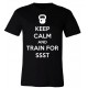 T-Shirt Męski "Keep Calm and Train for SSST"